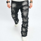 Men's Hip Hop Relaxed-Fit Jeans
