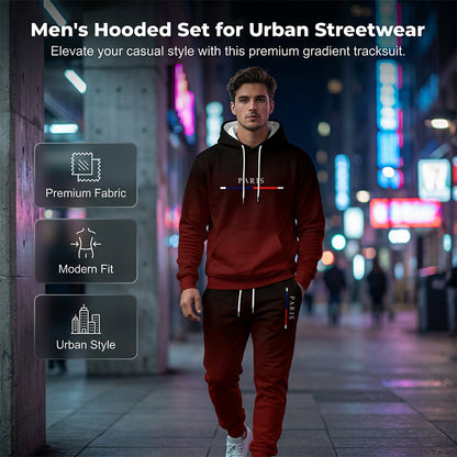 🔥Spring Hot sale ＆ 50% OFF🔥Men's Gradient Tracksuit Set - Hoodie and Sweatpants
