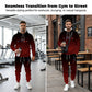 🔥Spring Hot sale ＆ 50% OFF🔥Men's Gradient Tracksuit Set - Hoodie and Sweatpants