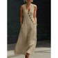 ✨🌞2026 Spring Special Offer 49% OFF🌿Women's Sleeveless V-Neck Maxi Dress with Pockets
