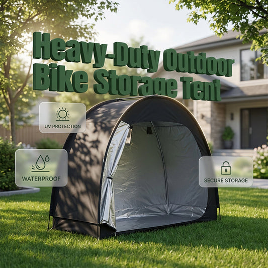🚲50% OFF NOW ! ✨Heavy‑Duty Portable Outdoor Bike Storage Tent – Waterproof UV‑Protected Multi‑Purpose Outdoor Storage Shed for Bicycles, Garden Tools & Outdoor Gear