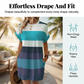 👗 LIMITED-TIME 50% OFF! ✨ Striped Midi Dress 🍀– Pockets, Loose Fit, Vacation, Casual ✨