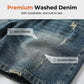 Men's Vintage Relaxed Fit Denim Shorts