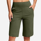 ⏰2026 Summer Hot Sale 53% OFF🔥Women's Bermuda Shorts with Pockets -👍Knee Length Athletic Casual Long Shorts