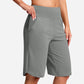 ⏰2026 Summer Hot Sale 53% OFF🔥Women's Bermuda Shorts with Pockets -👍Knee Length Athletic Casual Long Shorts