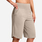 ⏰2026 Summer Hot Sale 53% OFF🔥Women's Bermuda Shorts with Pockets -👍Knee Length Athletic Casual Long Shorts