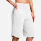 ⏰2026 Summer Hot Sale 53% OFF🔥Women's Bermuda Shorts with Pockets -👍Knee Length Athletic Casual Long Shorts