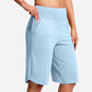 ⏰2026 Summer Hot Sale 53% OFF🔥Women's Bermuda Shorts with Pockets -👍Knee Length Athletic Casual Long Shorts