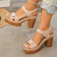 👡 50% OFF NOW! 🔥 Women's Summer Platform One-Strap Sandals – Comfortable, Lightweight & Perfect for Beach or Daily Wear ☀️