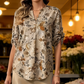 🥳2026 HOT SALE🥳💞50K+ ✨Women's 2-Piece Floral Blouse & Wide-Leg Pants Set