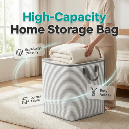 ⏰🔥LIMITED TIME 50% OFF! 🧳 Large Collapsible Storage Bag with Handles – Durable, Space-Saving & Perfect for Home Organization 💪✨