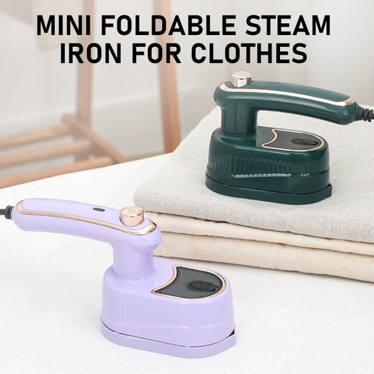 👔 LIMITED-TIME 50% OFF! 🔥 Mini Foldable Steam Iron – Dual Function, 50ml Tank, Rotatable Handle ✈️