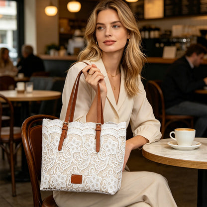 👜New Arrival  Lace & Legacy 🌹Vintage Lace Shoulder Bag – Elegant Lace, Spacious Interior & Adjustable Strap – Perfect for Wedding, Daily & Travel ✨