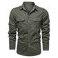 🔥520 Sale Almost 50% OFF🔥 Men’s Long Sleeve Cotton Workwear Shirt | Buy 2 Save 5% + Free Shipping ✈️