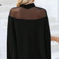 🥳SUMMER HOT SALE🥳💞50K+ SOLD!💥50% OFF! 🔥Women's Casual High-neck Batwing Blouse
