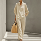 ⏰🔥LIMITED TIME 50% OFF!🔥50K+ SOLD!    Women's Stand-Up Collar Top & Wide-Leg Pants Set