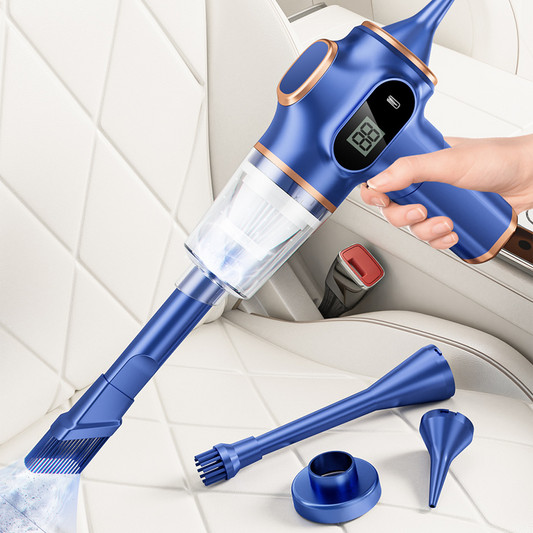 🚗✨ Smart 4-in-1 Cordless Car Vacuum Cleaner – Powerful 5500PA Cleaning, Blowing & Inflating& Inflate from £19.99