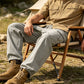 👖 50% OFF NOW! 🌿 Men's Cotton Linen Cargo Pants – Breathable, Relaxed Wide-Leg & Multi-Pocket – Drawstring Waist for Easy Fit ☀️
