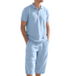 📢📢50% OFF !! ⏰Men's Linen Shirt and Casual Pants Set