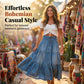 30% OFF ✨ High-Waisted Denim Maxi Skirt – Cute, Comfy & Ready for Irish Weather