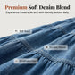 30% OFF ✨ High-Waisted Denim Maxi Skirt – Cute, Comfy & Ready for Irish Weather