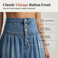 30% OFF ✨ High-Waisted Denim Maxi Skirt – Cute, Comfy & Ready for Irish Weather