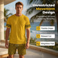 🌿SUMMER HOT SALE🌿🔥50K+ SOLD!💐50% OFF!  Men's Tracksuit Set – Yellow, Graphic, Quick-Dry, Summer