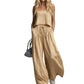 📢📢50% OFF !! ⏰Women's Crop Top & Wide-Leg Pants 2-Piece Set