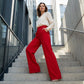 ✨ 50% OFF High-Waist Wide-Leg Trousers – Slimming Waistline, Flowing Silhouette & Office-to-Evening Comfort