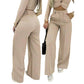 ✨ 50% OFF High-Waist Wide-Leg Trousers – Slimming Waistline, Flowing Silhouette & Office-to-Evening Comfort