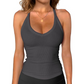 ⏰🔥LIMITED TIME 50% OFF!🔥50K+ SOLD!    🎁Buy 3 Get 15% & Buy 4 get 25% off!!💖  Women's Ribbed V-Neck Tank Top