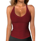 ⏰🔥LIMITED TIME 50% OFF!🔥50K+ SOLD!    🎁Buy 3 Get 15% & Buy 4 get 25% off!!💖  Women's Ribbed V-Neck Tank Top