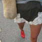 🌿🔥LIMITED TIME 50% OFF!🔥50K+ SOLD! ✨Satin Lace Trim Shorts