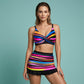 🩱 Women's Striped Two-Piece Swimsuit