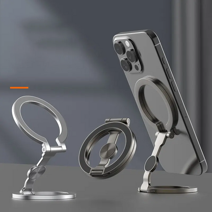 📢📢44% OFF !! ⏰ Foldable Magnetic Ring Phone Mount – Strong hold, 360° rotation & ultra-thin – perfect for car vent, desk or handheld grip 🚗