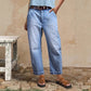 👖 50% OFF NOW! 🎁  Women's High Waisted Cropped Barrel Jeans – 2026 New Arrivals & Hot Sale – Curve-friendly, relaxed fit & perfect for a trendy casual look 👟