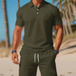 👔 LIMITED-TIME 50% OFF! 🌿 Men's Polo & Shorts Set – Summer, Athletic Fit, Breathable ⭐
