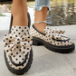 👠🔥LIMITED TIME 50% OFF!🔥50K+ SOLD!   ⚡Buy 2 get 5%+ Free Shipping ✈️  Women's Polka Dot Bow Platform Loafers