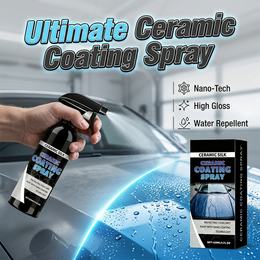 ⏰Limited Time 45% OFF! 3-in-1 Ceramic Car Wax Polish Spray 🚗💦 Deep Shine, Water-Repellent Protection