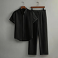 ⏳Time-Limited Special⏰Men's Textured 2-Piece Shirt & Pants Set