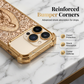 📱✨ Gold Art Phone Case – 3D Floral Relief, Shock-Resistant Protection🌿✅