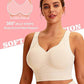 👙✨ Full Coverage Seamless Support Bra💗 – W-Shaped Lift, Wide Straps & Smooth Back Comfort