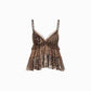 👗 🌈LIMITED-TIME 50% OFF! 🍀  🌸 Ruffled Lace Trim Camisole Top 🌸– A-Line Silhouette, Mesh Fabric, Feminine Allure ✨