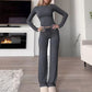 👚👖🌈 LIMITED-TIME 54% OFF! ✨ Women’s Casual Top & Pants 2-Piece Set – Soft Blended Fabric, Flattering Silhouette & Adjustable Drawstring Waist 🌸
