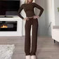 👚👖🌈 LIMITED-TIME 54% OFF! ✨ Women’s Casual Top & Pants 2-Piece Set – Soft Blended Fabric, Flattering Silhouette & Adjustable Drawstring Waist 🌸