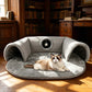 🐱 53% OFF NOW! 🛏️ Plush 2-in-1 Cat Tunnel Bed – Collapsible, scratch-resistant & cozy – combines hideaway tunnel with soft sleeping pad – perfect for play, rest & pouncing 🐾