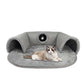 🐱 53% OFF NOW! 🛏️ Plush 2-in-1 Cat Tunnel Bed – Collapsible, scratch-resistant & cozy – combines hideaway tunnel with soft sleeping pad – perfect for play, rest & pouncing 🐾