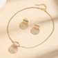 🎁2026 New Arrivals 60% OFF💥Modern Chic Necklace & Earring Set – Gold finish, geometric design & lightweight – perfect for daily elegance or gifting – includes matching pieces for a polished look 💫