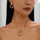 🎁2026 New Arrivals 60% OFF💥Modern Chic Necklace & Earring Set – Gold finish, geometric design & lightweight – perfect for daily elegance or gifting – includes matching pieces for a polished look 💫