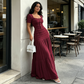 👗LIMITED-TIME 50% OFF! ✨Women's Square Neck Bodice & Maxi Skirt Set🌼